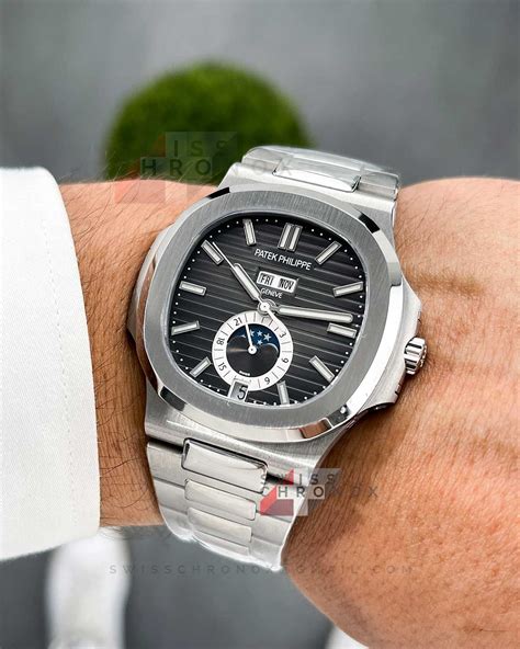 patek philippe nautilus 5726 1a-001 review|patek philippe nautilus leather strap.